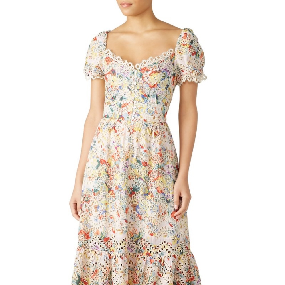 Elliotta scalloped faith dress